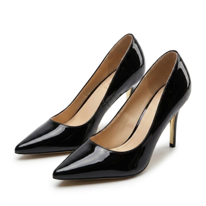 Zapatilla Negra Charol Fury-02 - Image 3