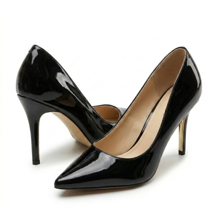 Zapatilla Negra Charol Fury-02 - Image 2