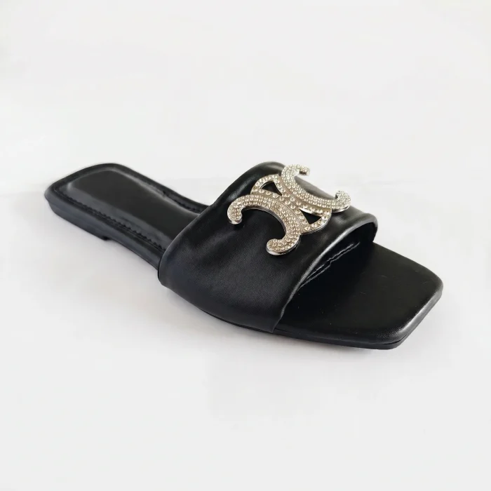 Sandalia Negra Delfina - Image 2