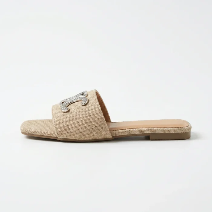 Sandalia Raffia Suede Delfina - Image 3
